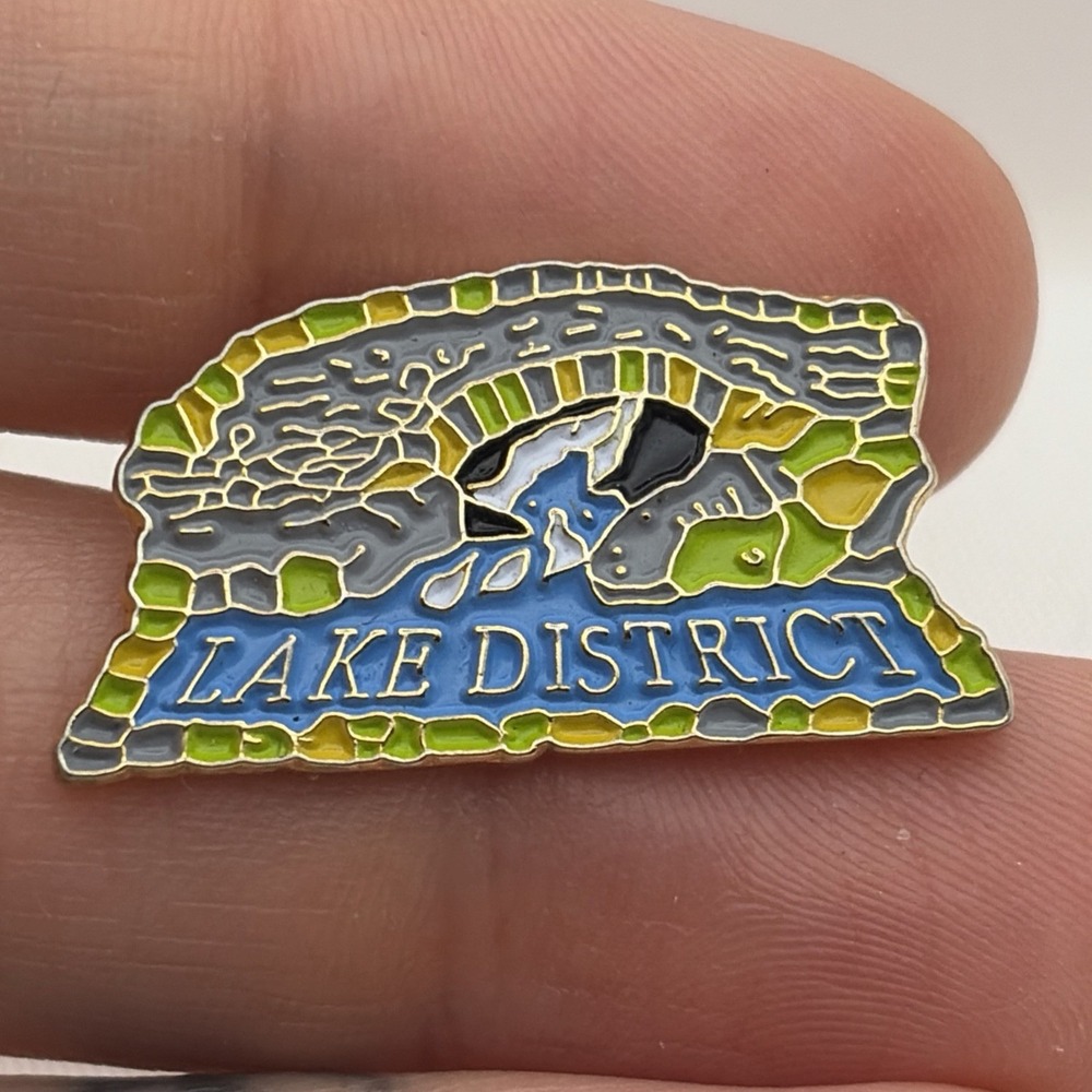 Lake District Cumbria North West England Stone Bri Lapel Hat Pin